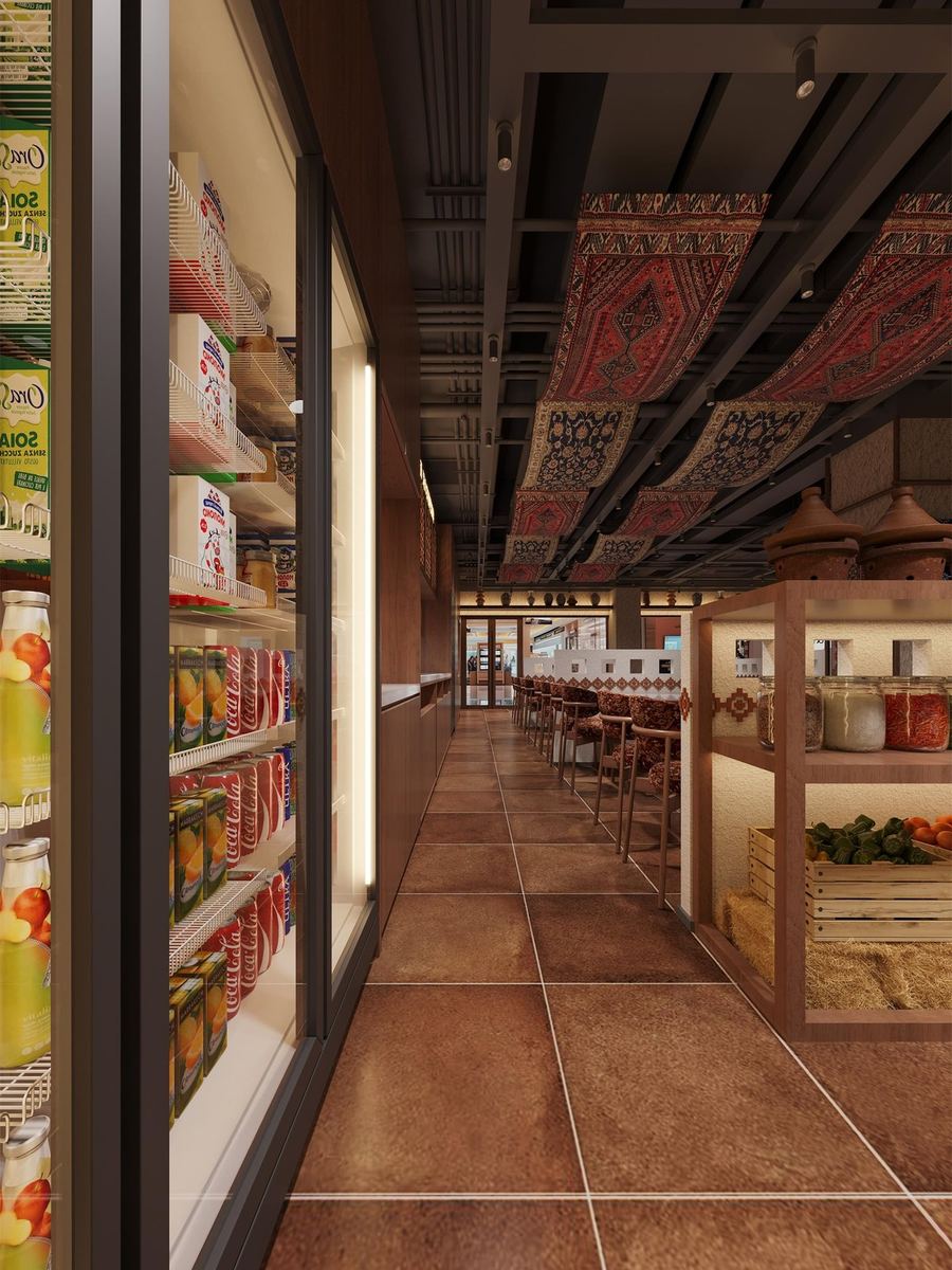 店内吊顶装饰